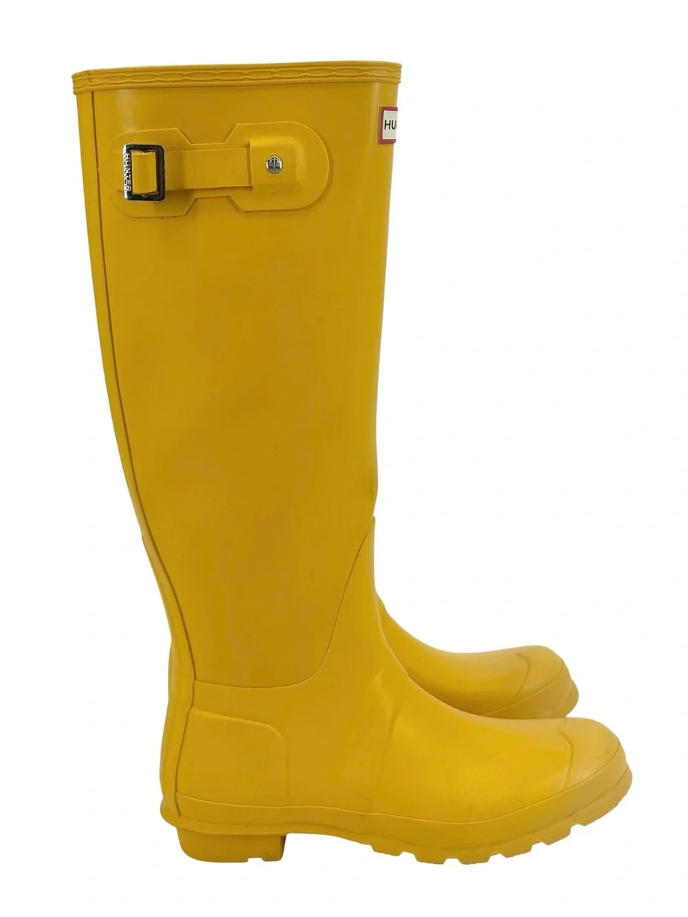 Hunter Women’s Original Tall Rain Boots Yellow Size 8